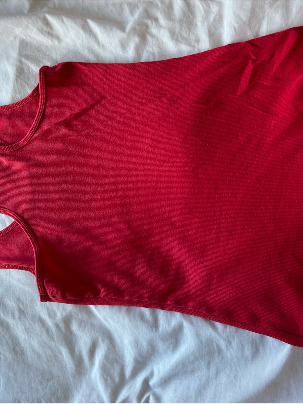 Guess Red Rhinestone Logo Tank - Picture 4 of 4
